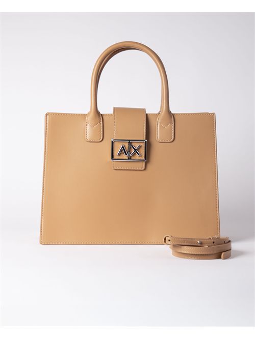 AX Trapeze Handbag with Removable Shoulder Strap ARMANI EXCHANGE | XW000305-AF12039U2069